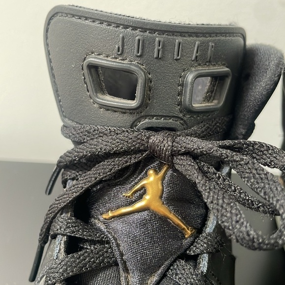 Nike Air Jordan 6 Retro DMP Black Gold 13 little kids 2020 release CT4965-007 - Picture 5 of 14